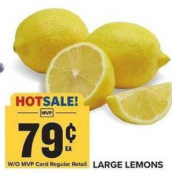 Food Lion Large lemons offer