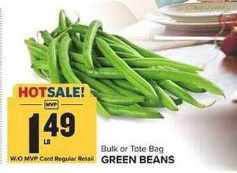 Food Lion Green beans offer