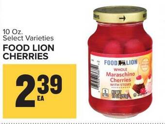 Food Lion Food lion cherries offer