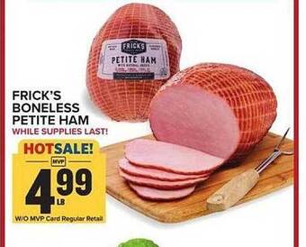 Food Lion Frick's boneless petite ham offer