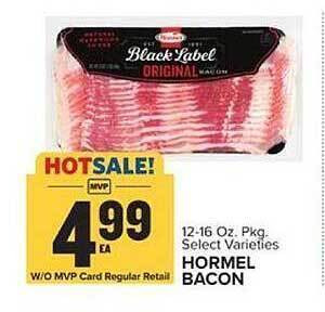 Food Lion Hormel bacon offer