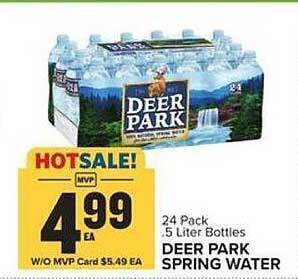 Food Lion Deer park spring water offer