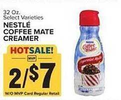 Food Lion Nestle coffee mate creamer offer