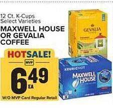 Food Lion Maxwell house or gevalia coffee offer
