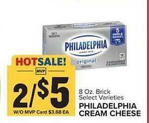 Food Lion Philadelphia cream cheese offer