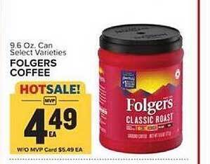 Food Lion Folgers coffee offer