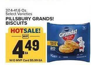 Food Lion Pillsbury grands! biscuits offer