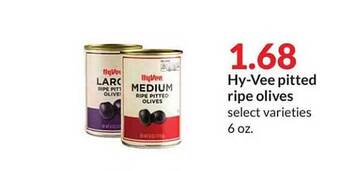 Hy-Vee Hy-vee pitted ripe olives offer
