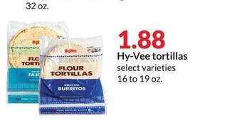Hy-Vee Hy-vee tortillas offer