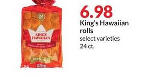 Hy-Vee King's hawaiian rolls offer