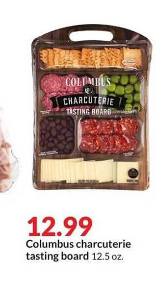 Hy-Vee Columbus charcuterie tasting board offer
