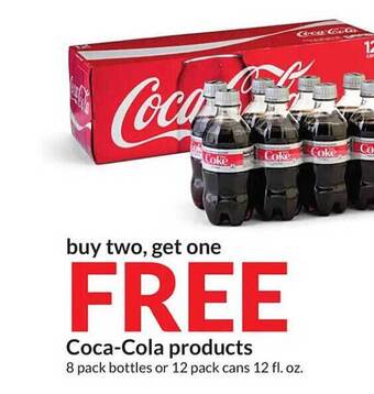 Hy-Vee Coca-cola products offer