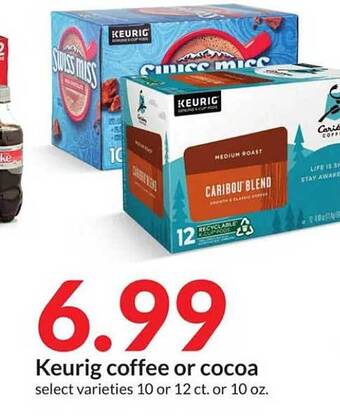 Hy-Vee Keurig coffee or cocoa offer