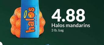 Hy-Vee Halos mandarins offer