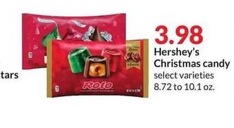 Hy-Vee Hershey's christmas candy offer