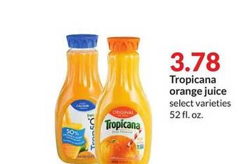 Hy-Vee Tropicana orange juice offer