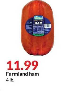 Hy-Vee Farmland ham offer
