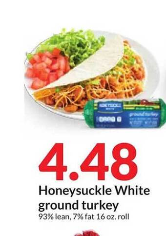 Hy-Vee Honeysuckle white ground turkey offer