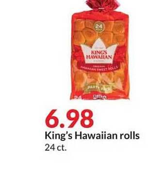 Hy-Vee King's hawaiian rolls offer