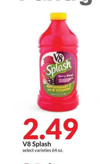Hy-Vee V8 splash offer