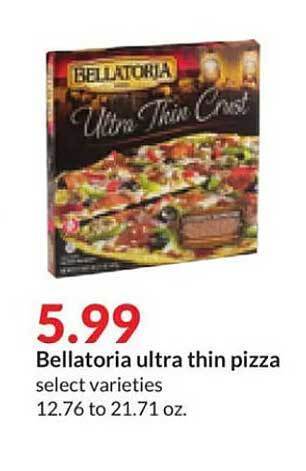 Hy-Vee Bellatoria ultra thin pizza offer