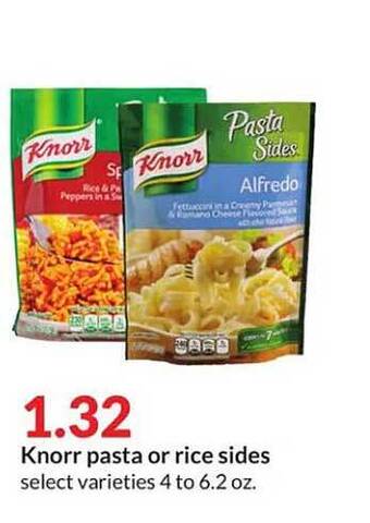 Hy-Vee Knorr pasta or rice sides offer