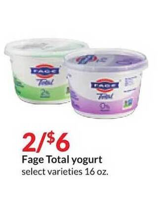 Hy-Vee Fage total yogurt offer