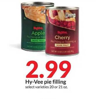 Hy-Vee Hy-vee pie filling offer