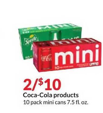 Hy-Vee Coca-cola products offer