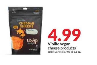 Hy-Vee Violife vegan cheese products offer