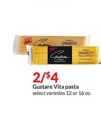 Hy-Vee Gustare vita pasta offer