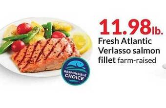Hy-Vee Fresh atlantic verlasso salmon fillet offer