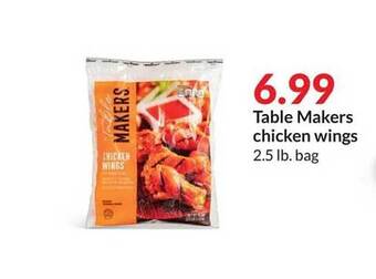 Hy-Vee Table makers chicken wings offer