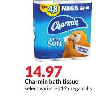 Hy-Vee Charmin bath tissue offer
