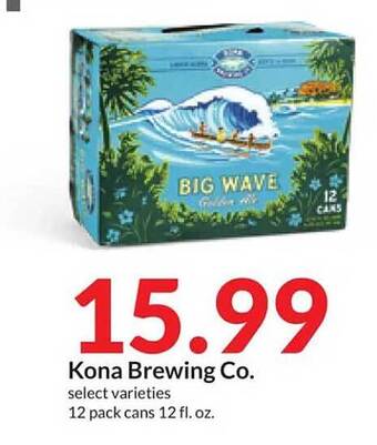 Hy-Vee Kona brewing co offer