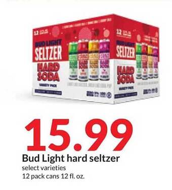 Hy-Vee Bud light hard seltzer offer