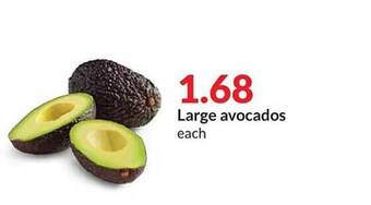 Hy-Vee Large avocados offer