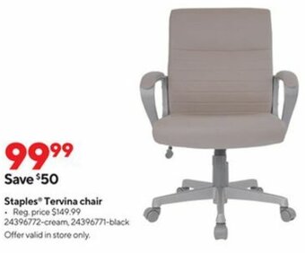 Staples Staples Tervina Chair offer