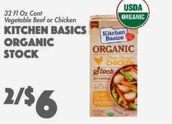 The Food Emporium Kitchen basics organic stock offer