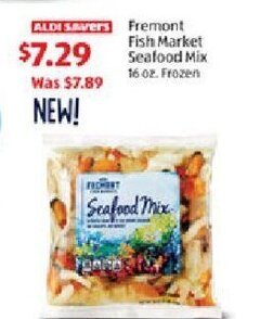 Aldi Fremont Fish Market Seafood Mix 16 oz. Frozen offer