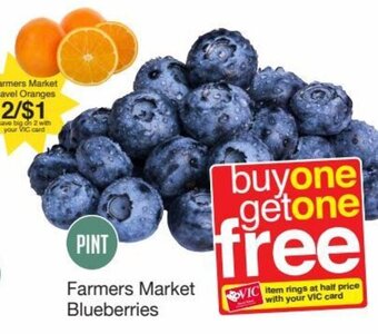 Harris Teeter Farmers Market Blueberries offer