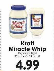 Festival Foods Kraft miracle whip offer