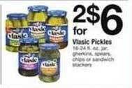 Safeway Vlasic pickles offer
