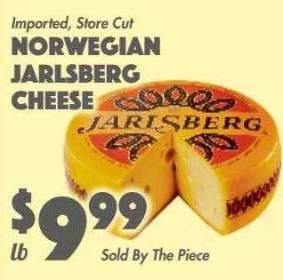 The Food Emporium Norwegian jarlsberg cheese offer