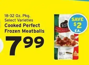 Hannaford Cooked perfect frozen meatballs offer