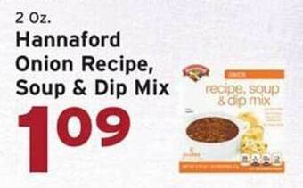 Hannaford Hannaford onion recipe soup & dip mix offer