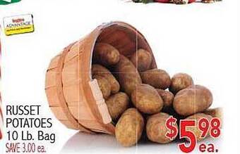 Ingles Markets Russet potatoes offer