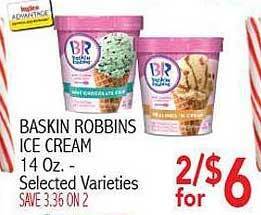 Ingles Markets Baskin robbins ice cream offer