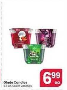Jewel-Osco Glade candles offer