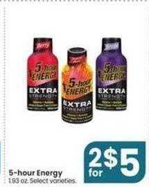 Jewel-Osco 5-hour energy offer